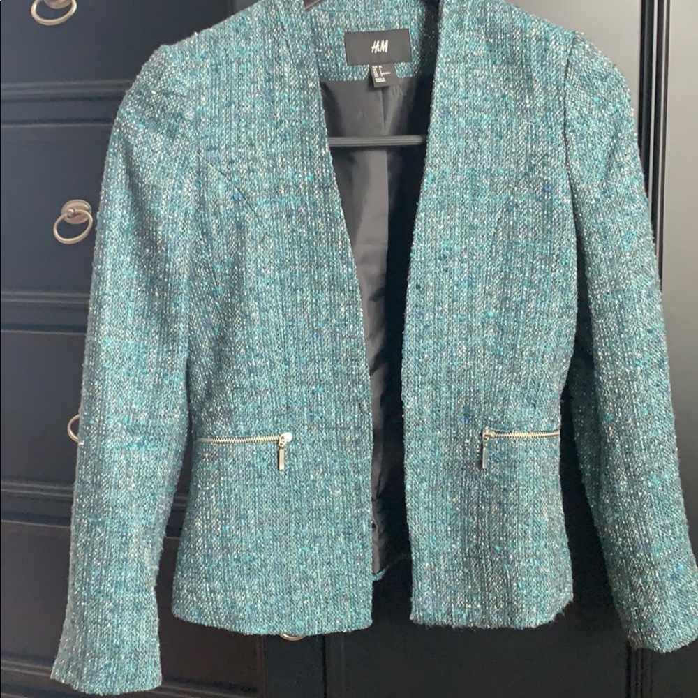 H&M tweed blazer